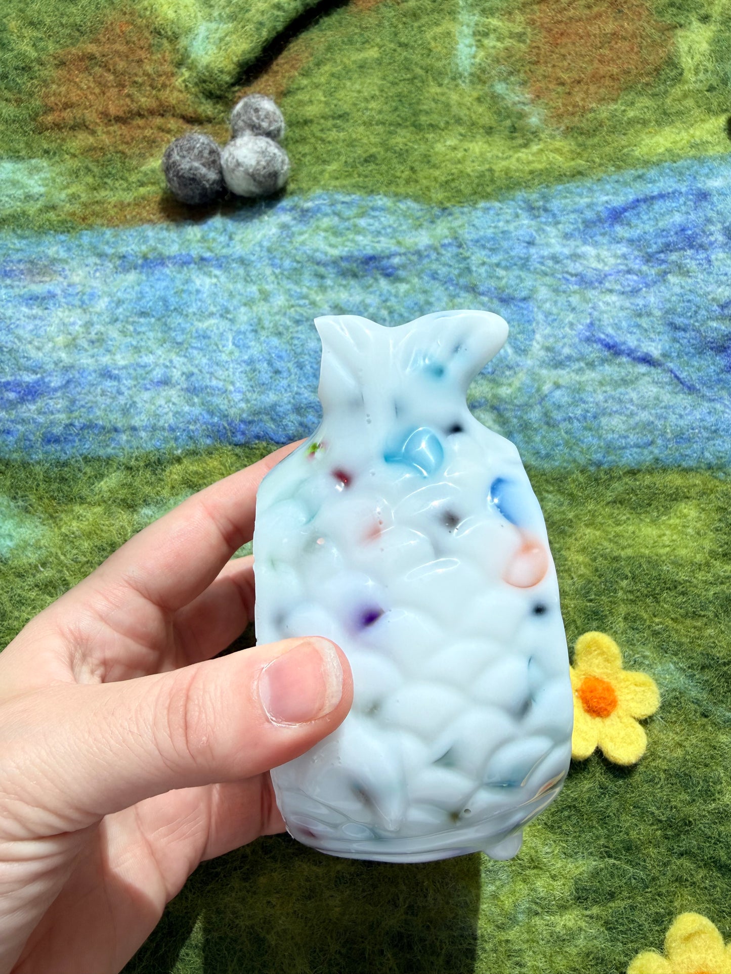 Seconds - large rainbow spot fish bowl