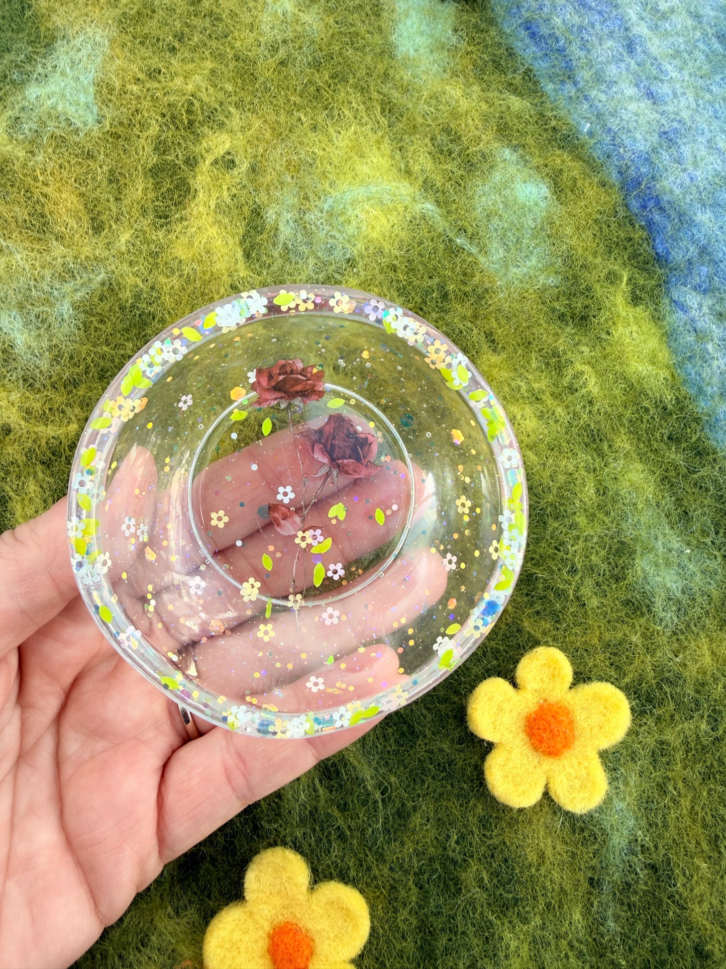Ready made floral small potion bowl