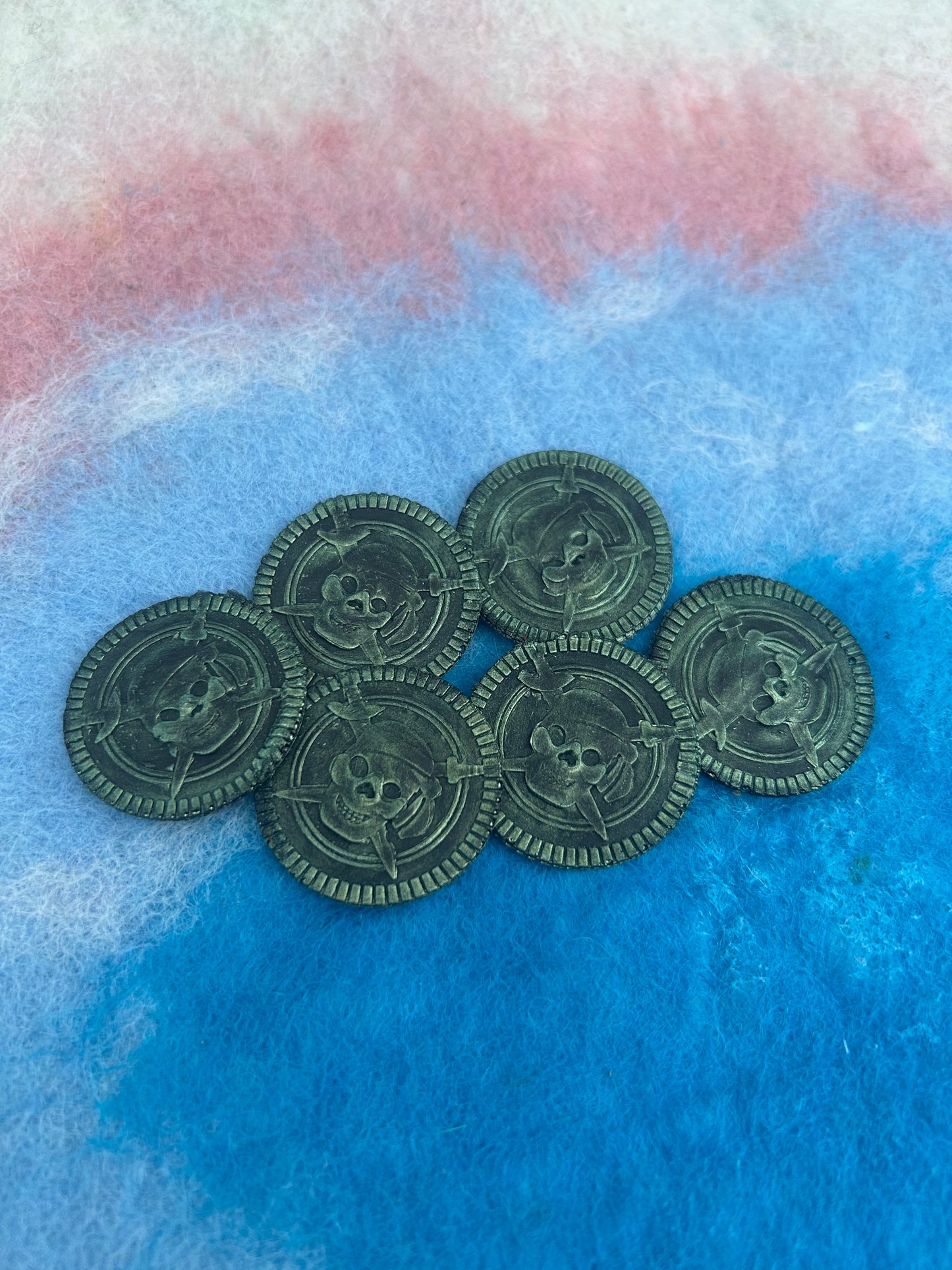 Pirate treasure chest & coins