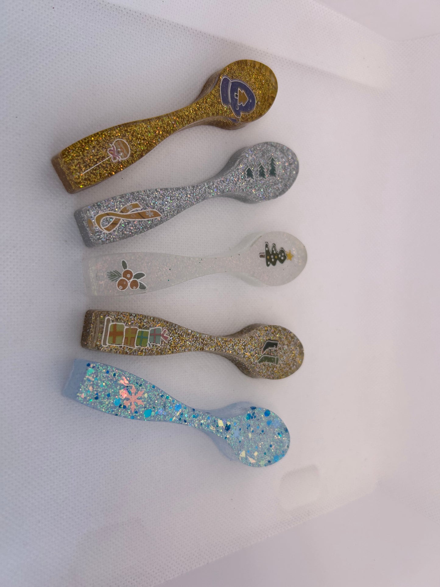 Xmas stirring spoons