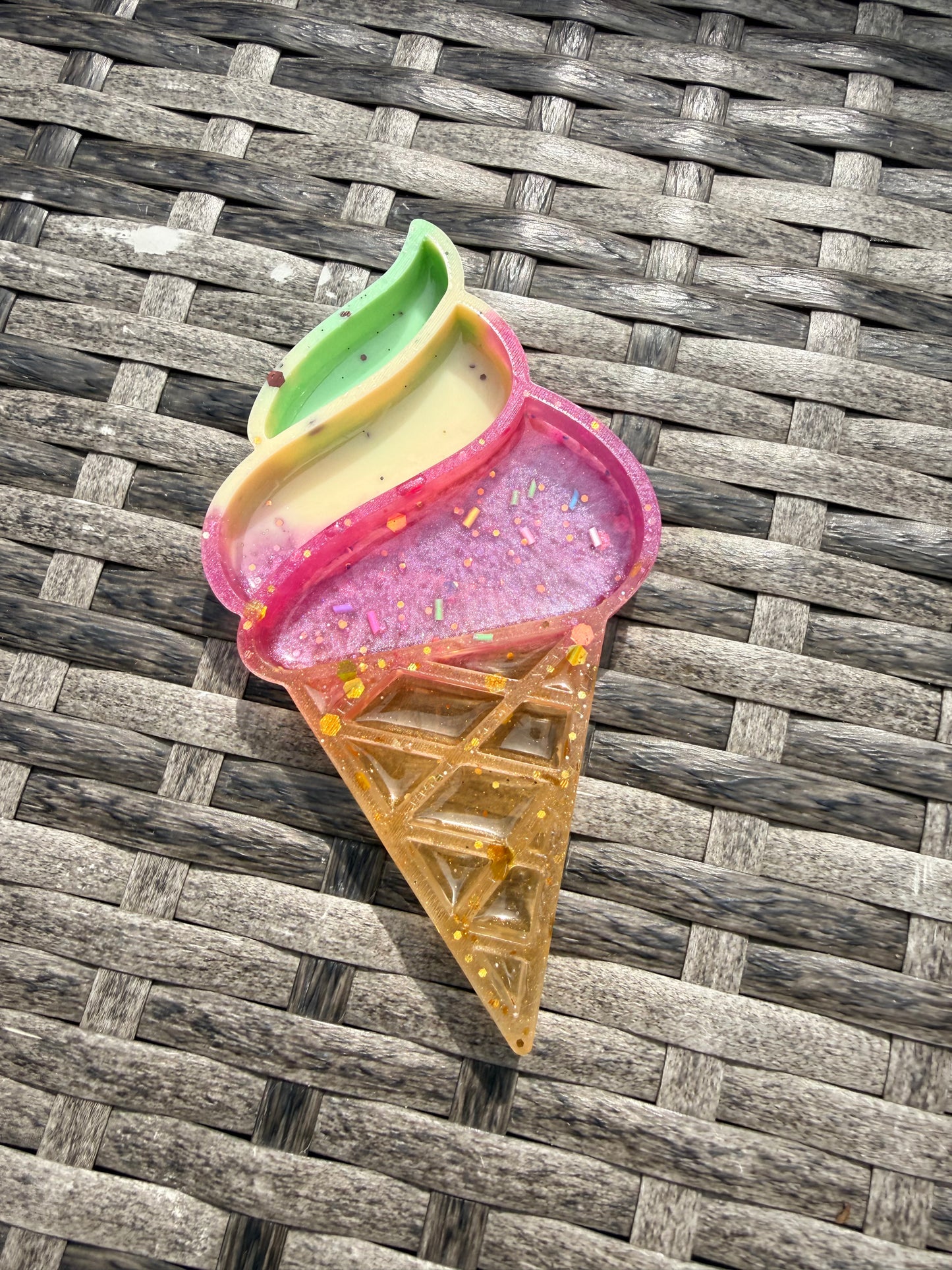 Ice cream sensory trays