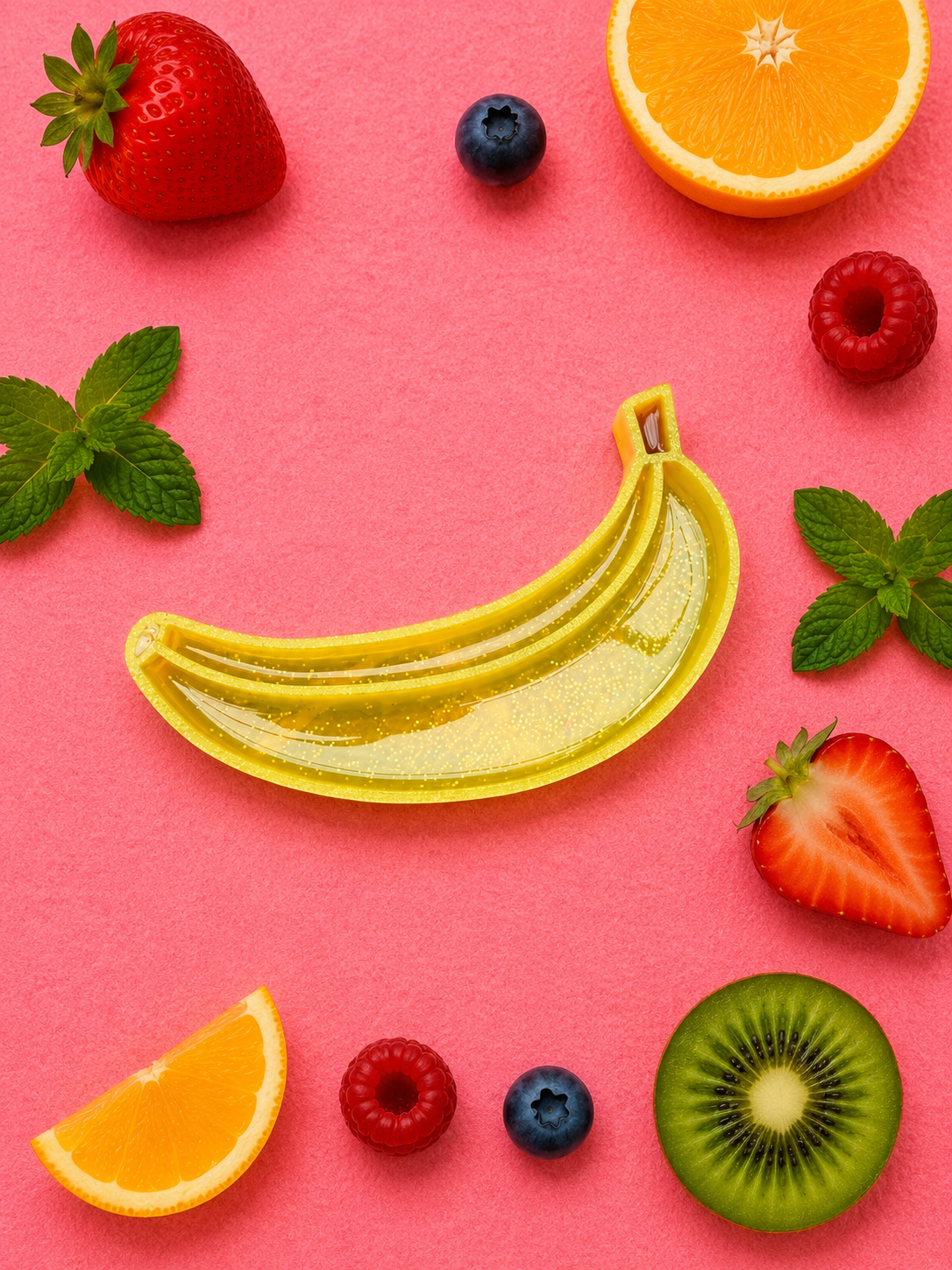 Banana sensory tray