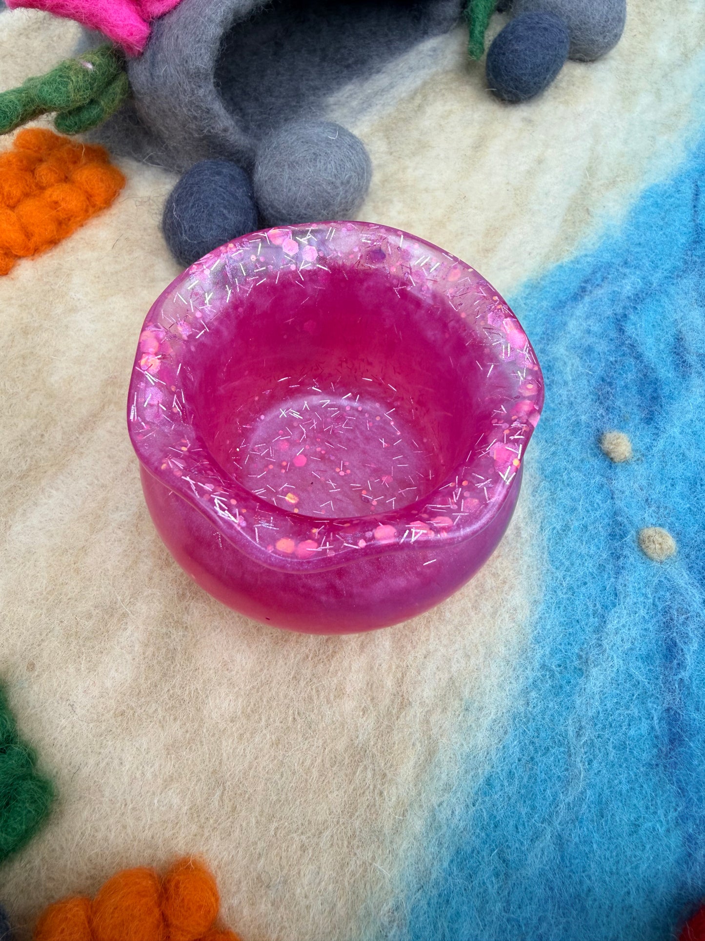 Ready made pink cauldron