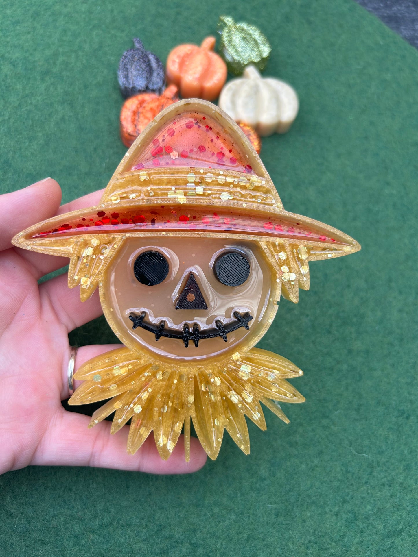 Scarecrow sensory tray