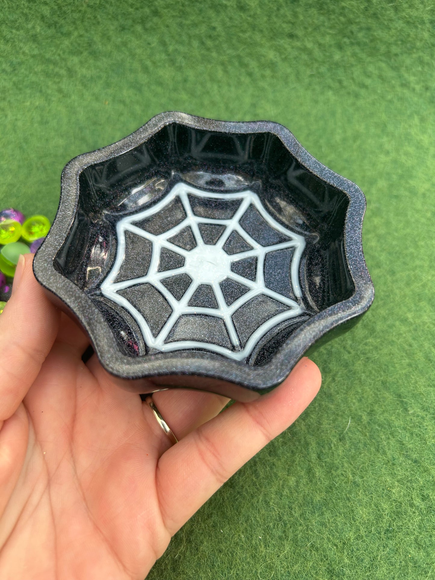 Spider web potion bowl