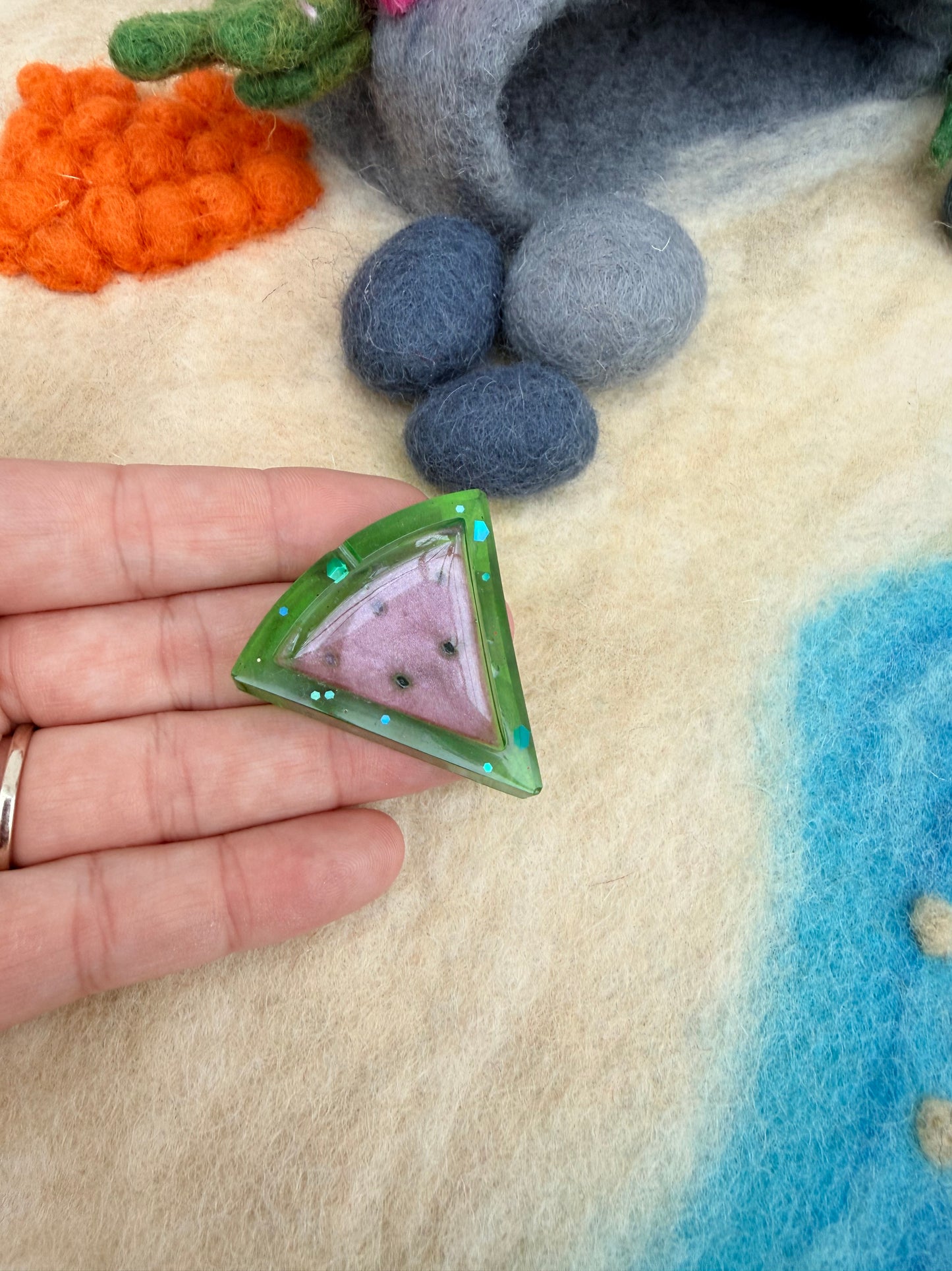 Ready made mini watermelon slice tray