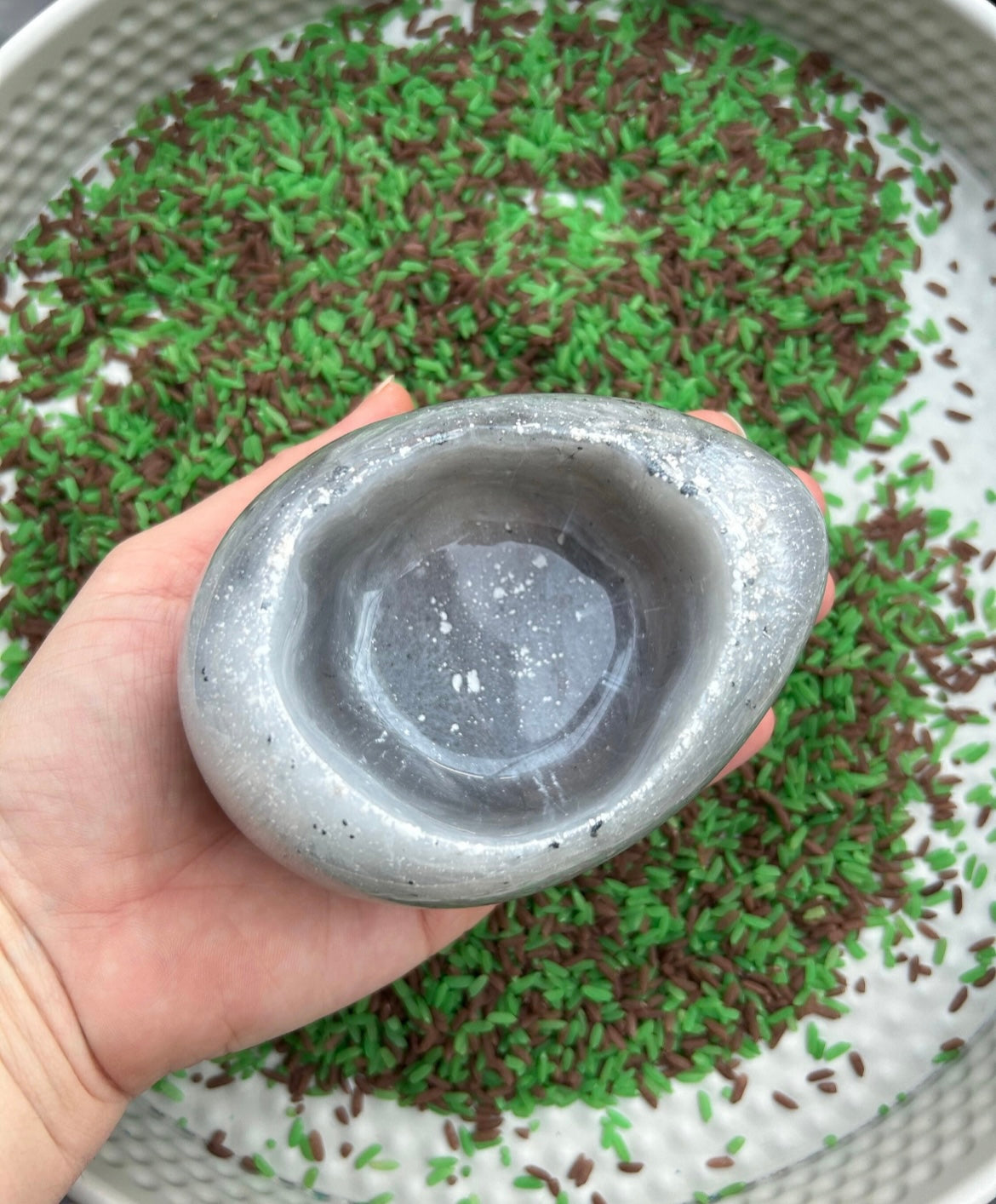 Large dinosaur egg bowl