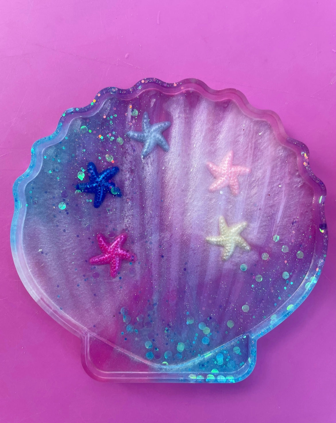 Shell sensory tray