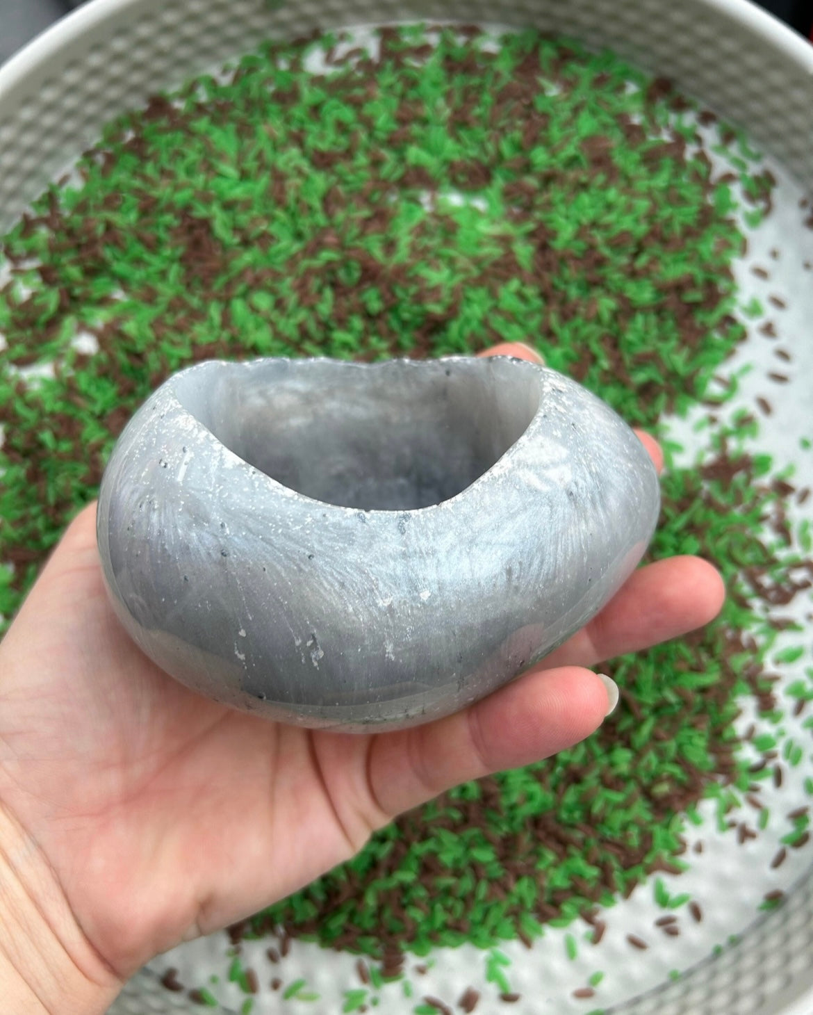 Large dinosaur egg bowl